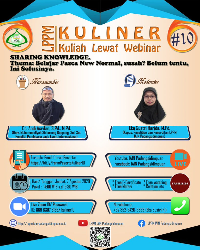Materi Kuliah Lewat Webinar (Kuliner) Nasional Part 10