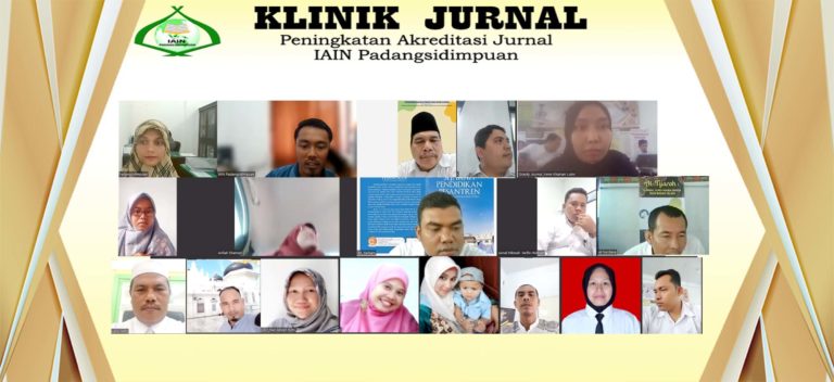 Rektor IAIN Padangsidimpuan Buka acara Kegiatan Klinik Jurnal IAIN Padangsidimpuan