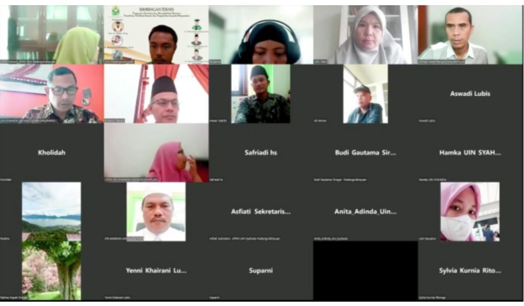 Penyelenggara Penelitian UIN Syahada Padangsidimpuan Laksanakan Sosialisasi Petunjuk Teknis Program Bantuan Penelitian Berbasis Standar Biaya Keluaran Tahun Anggaran 2023.