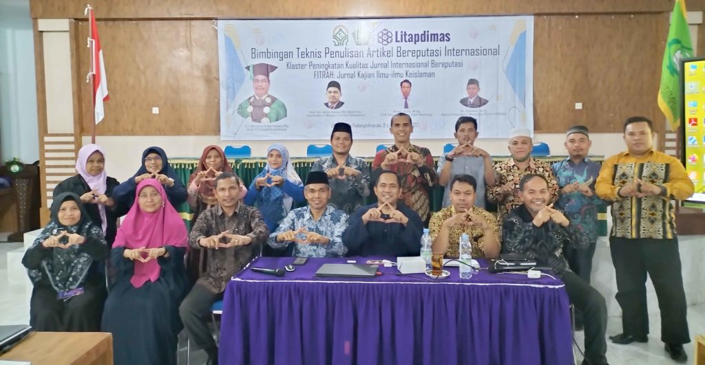 Jurnal FITRAH laksanakan Bimbingan Teknis Penulisan Artikel Bereputasi Internasional