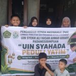 Wujud Nyata Tridharma Perguruan Tinggi, UIN Syahada Padangsidimpuan Salurkan Santunan dan Motivasi untuk Anak Yatim