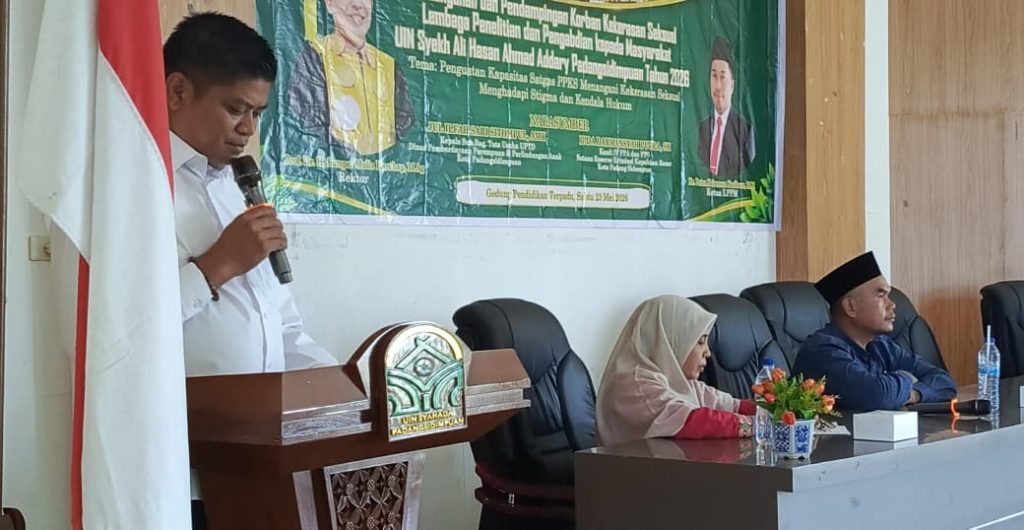 Kanit V PPA & PPO Polres Padangsidimpuan Bekali Satgas PPKS UIN Syahada Padangsidimpuan terhadap Strategi Penanganan Kekerasan Seksual