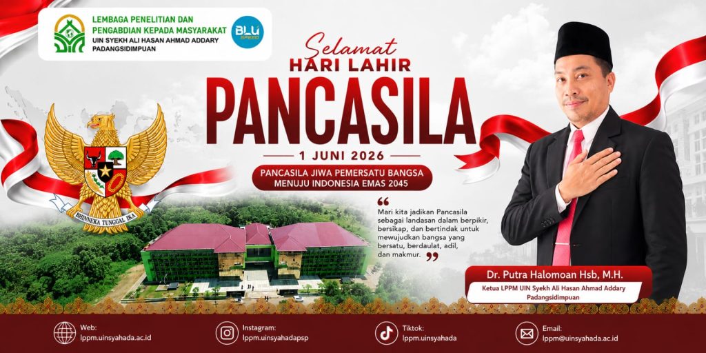 LPPM UIN Syahada Ajak Civitas Akademika Mengaktualisasikan Nilai-Nilai Pancasila dalam Tri Dharma Perguruan Tinggi
